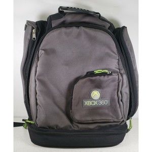 XBOX 360 Backpack Protective Backpack Bag, Black Gray & Green